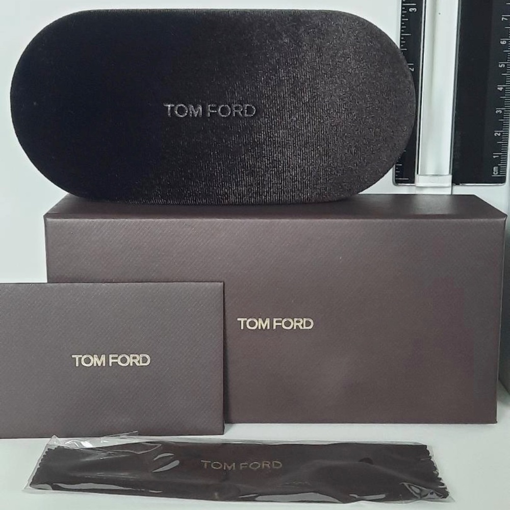 Tom Ford Large Brown Velvet Sunglass case